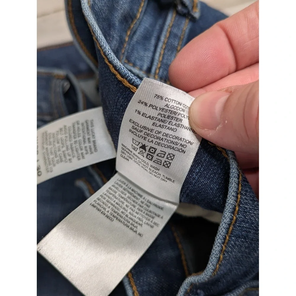 Lucky Brand 410 Jeans Mens‎ 38x30 (39x29) Athletic Slim Med Wash Blue Stretch